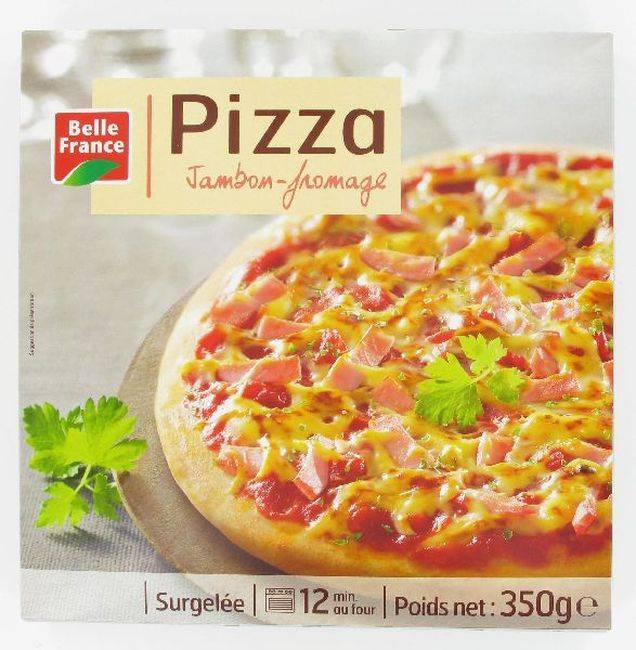 Pizza jambon fromage