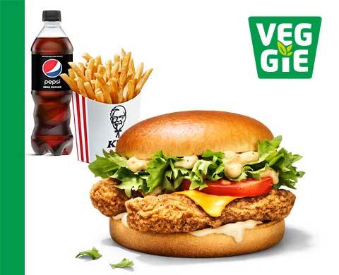 Colonel Veggie Burger Menü