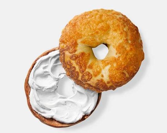 Asiago Bagel with Cream Cheese