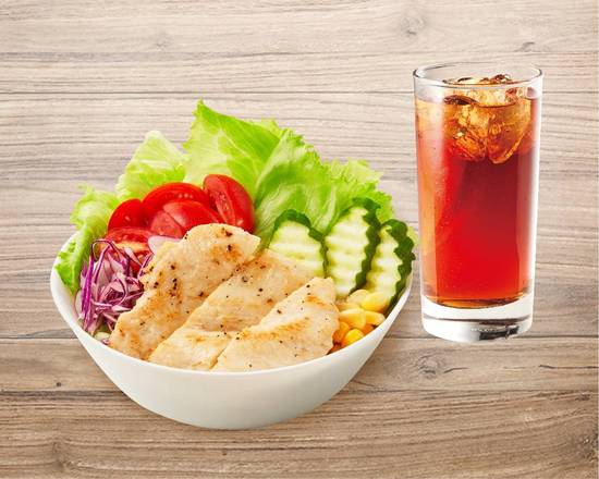 【套餐】菲力雞大沙拉｜Pan-fried Chicken Fillet Salad