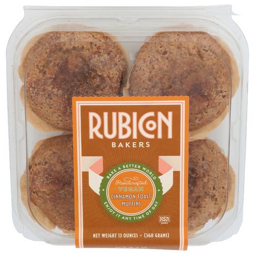 Rubicon Cinnamon Toast Vegan Muffins 4 Pack