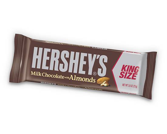 Hershey's Milk Chocolate with Almonds King Size (2.6 oz)