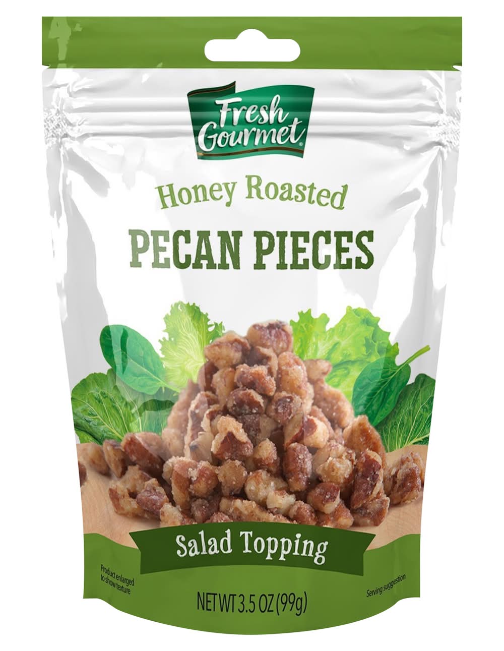 Fresh Gourmet Honey Roasted Pecan Pieces (3.5 oz)