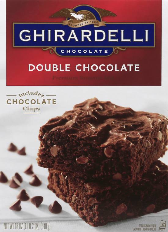 Ghirardelli Double Chocolate Premium Brownie Mix