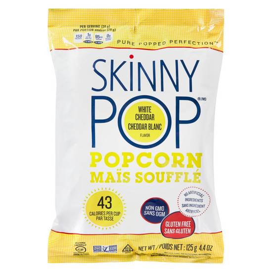 Skinny Pop Popcorn White Cheddar (125 g)
