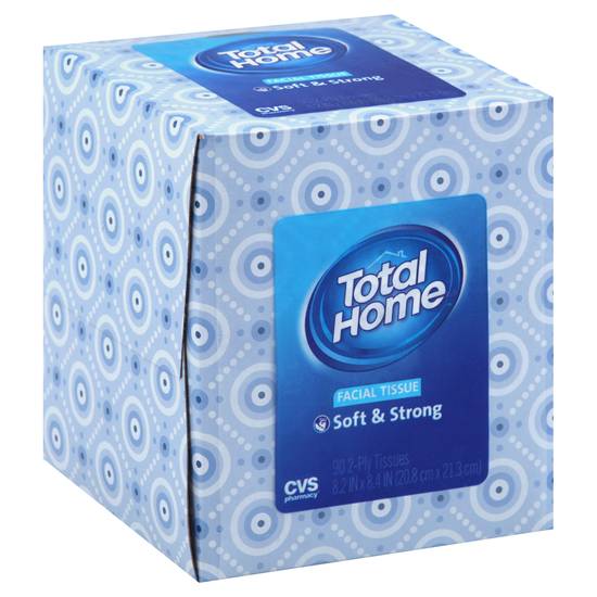 Cvs Total Home Soft and Strong Facial Tissue