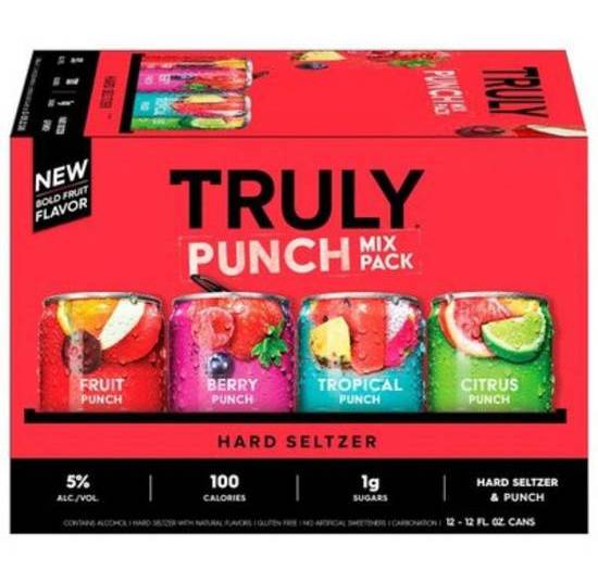 Truly Punch Mix Pack 12 Pack (Sale $2 Off)