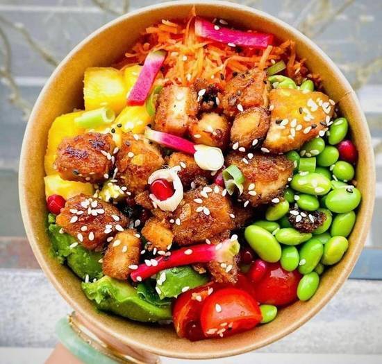 Poké Bowl Crevette Tempura 🍤💛🌿