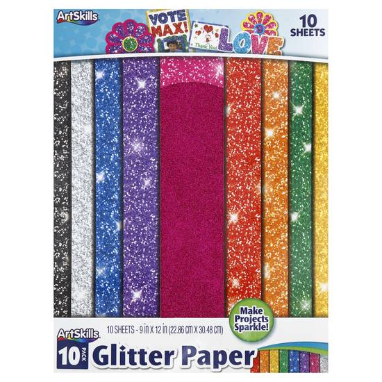 Artskills Glitter Paper Sheets (9inch x 2inch)