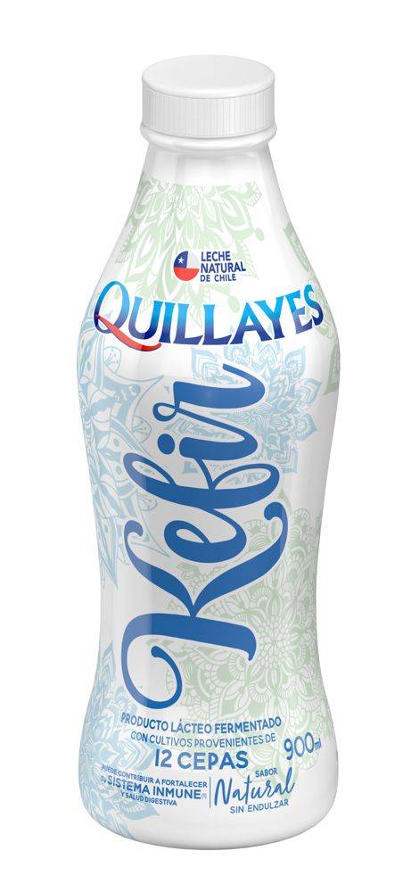 Quillayes yogurt kefir sabor natural (botella 900 ml), Delivery Near You