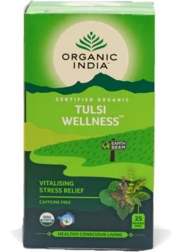 Organic Indian Tulsi Wellness Tea