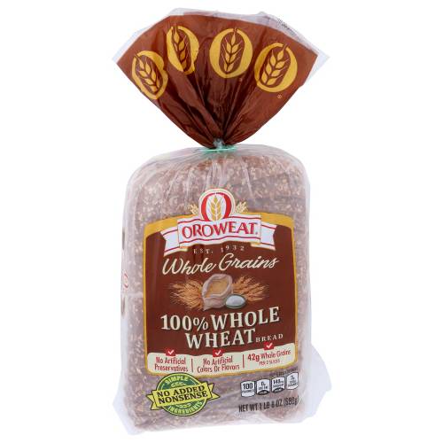 Oroweat / Arnold 100% Whole Wheat Bread