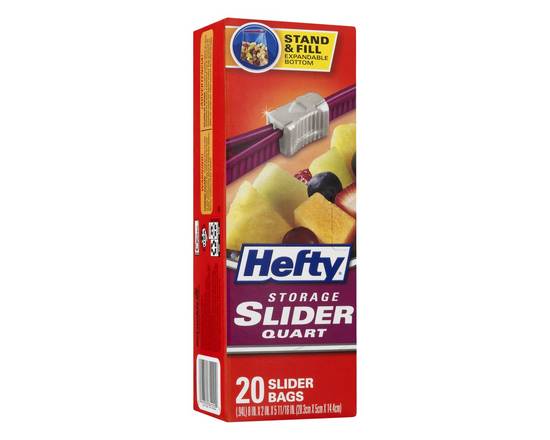 Hefty · Slider Storage Quart Bags (20 bags)