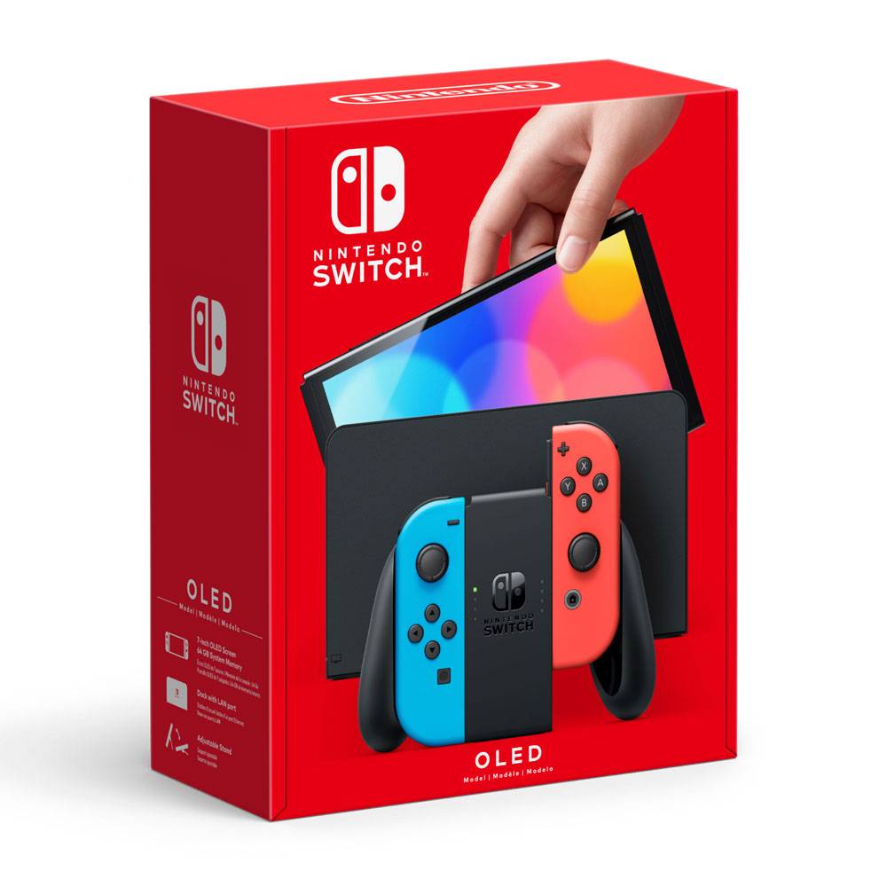 Nintendo switch oled  neon  con joy-con
