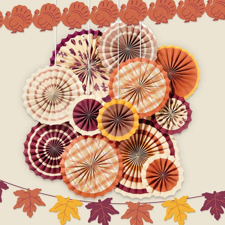 Thanksgiving Cardstock Room Decorating Kit, 14pc