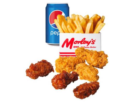 Spicy and BBQ Wings Meal 