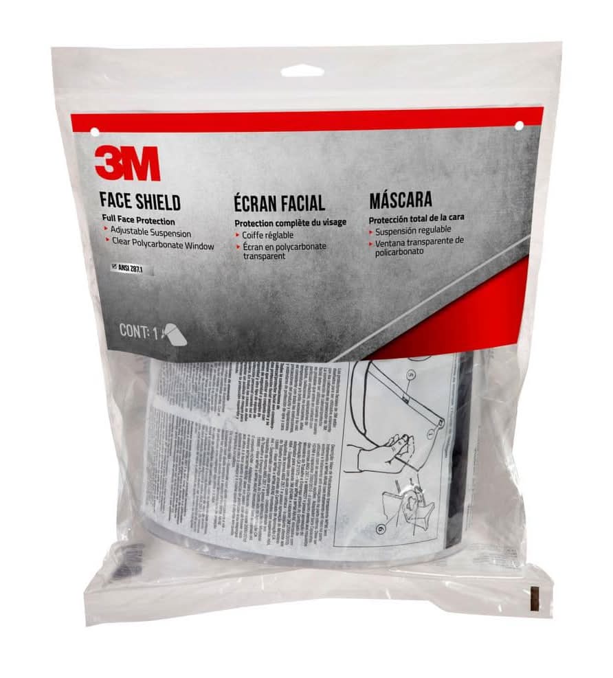 3M Clear Professional Face Shield
