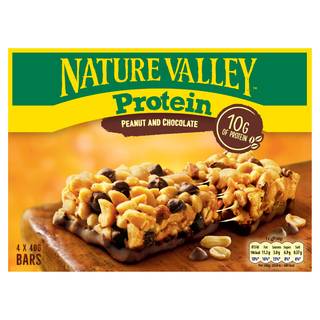 Nature Valley Protein Peanut & Chocolate Bars 4 x 40g