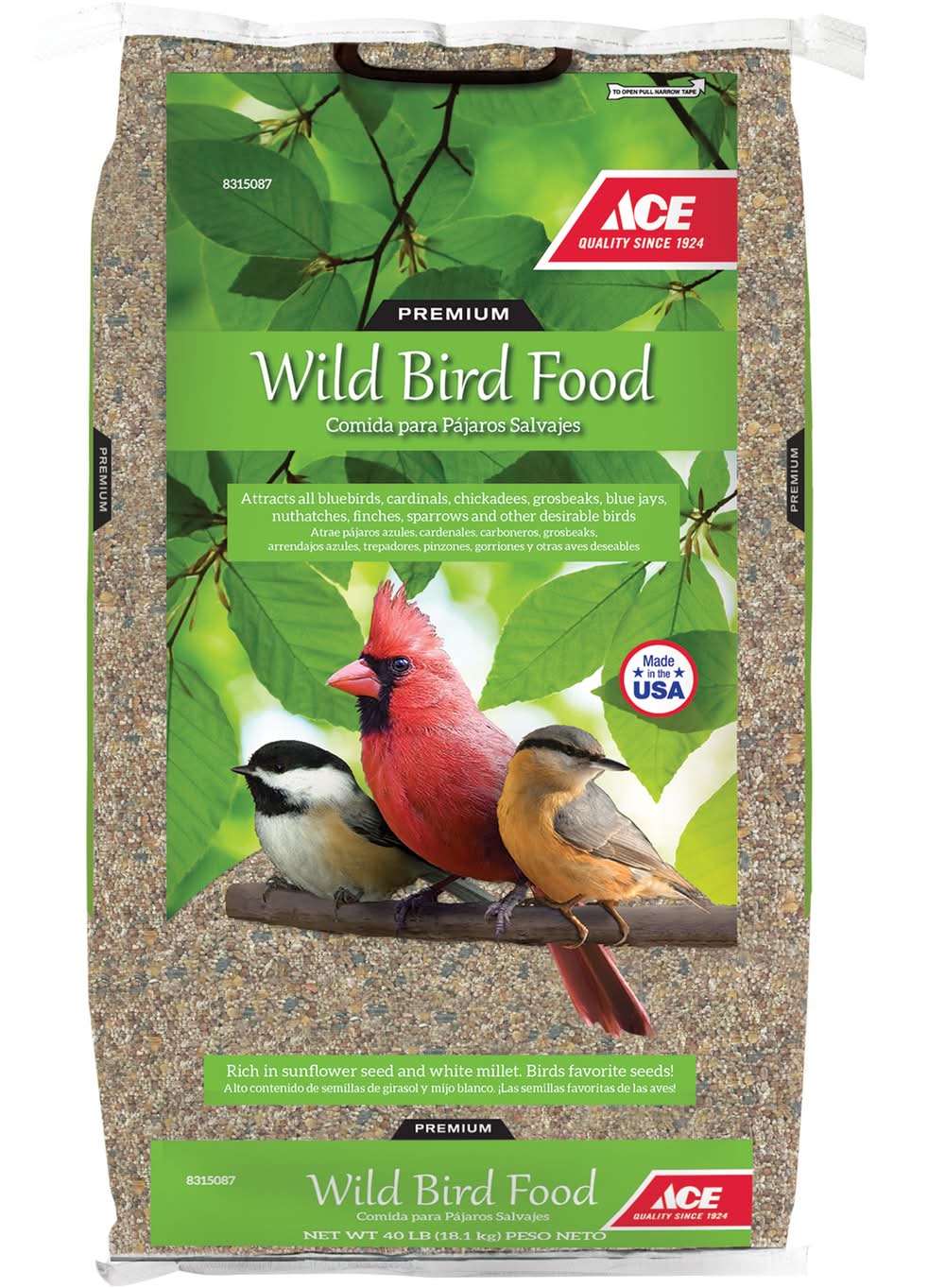 ACE Premium Wild Bird Food 40 Lb
