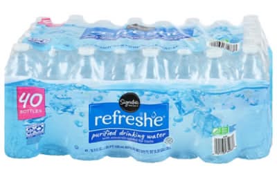 Signature Select Refreshe Purified Drinking Water (40 x 16.9 fl oz)