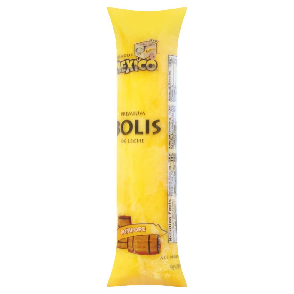 Helados Mexico Bolis Rompope Milk Ice Bar (4.2 oz)