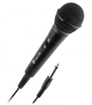 Micrófono NGS con conector Jack de 6.3mm