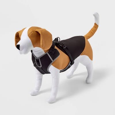 Boots & Barkley Ultimate Reflective and Adjustable Dog Harness, L, Black