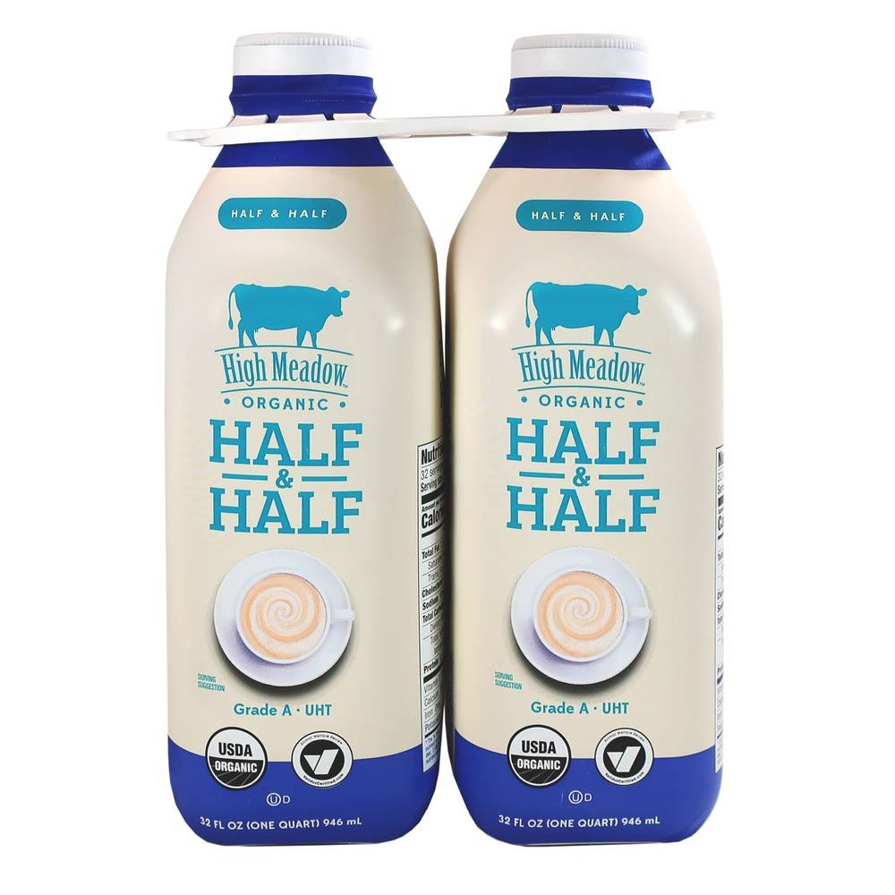 High Meadow Organic Half & Half (32 fl oz, 2 ct)