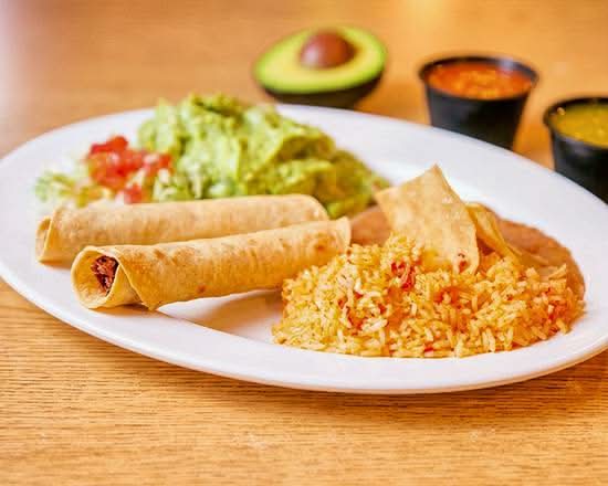 Two Taquitos with Guacamole