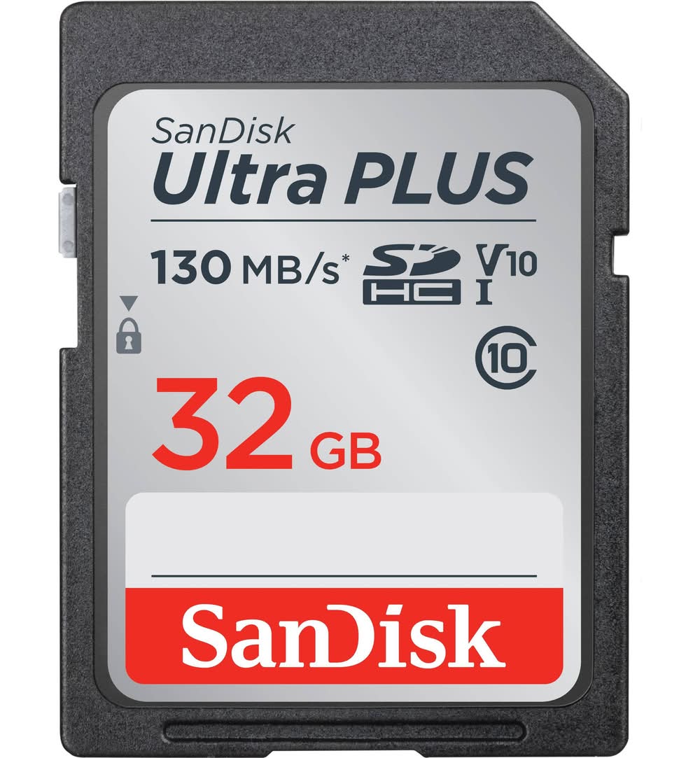 SanDisk Ultra Plus Sd Memory Card 32 Gb