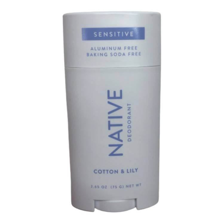 Native Sensitive Deodorant for Women - Cotton & Lily - 2.65oz