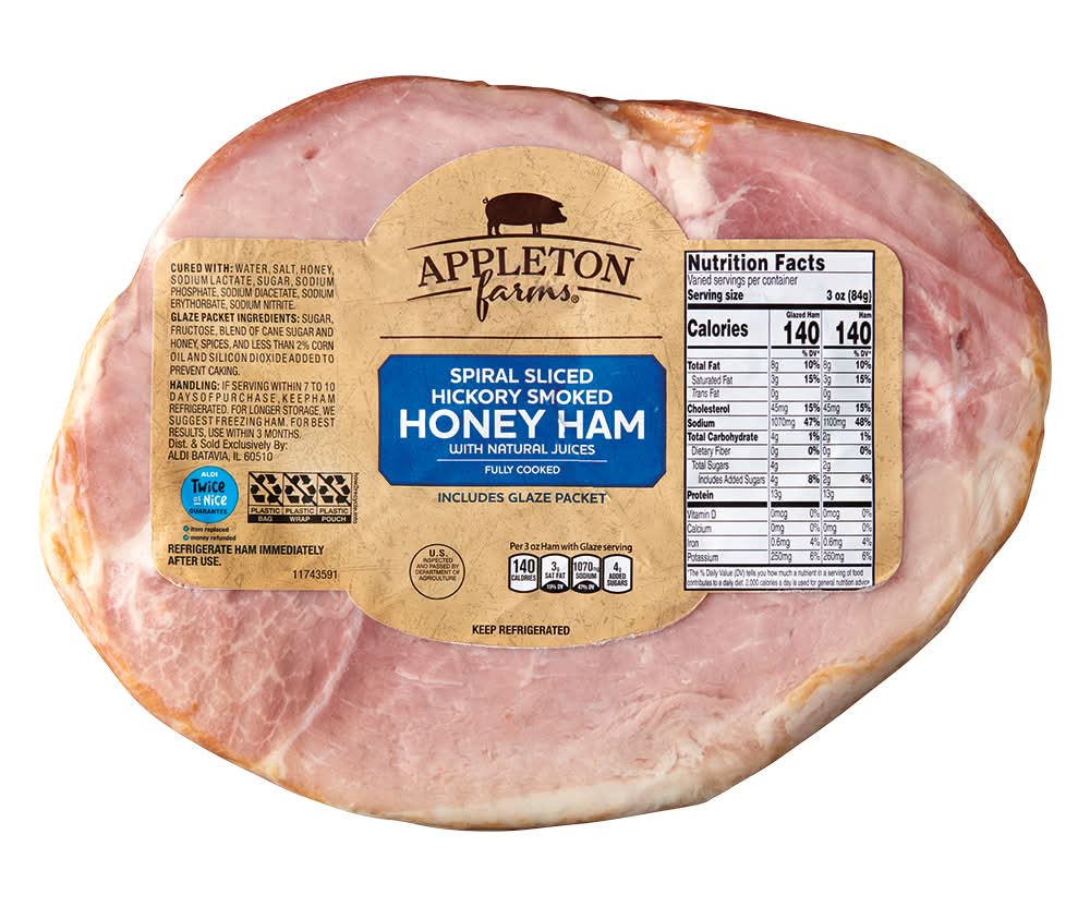 Appleton Farms Spiral Sliced Ham
