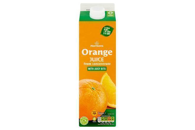 Morrisons Orange Juice Bits 1ltr