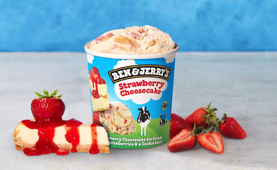 B&J Strawberry Cheesecake