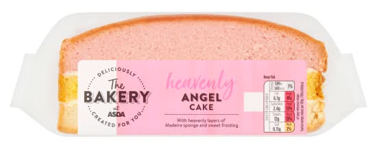 ASDA Angel Cake With Vanilla Flavour Filling