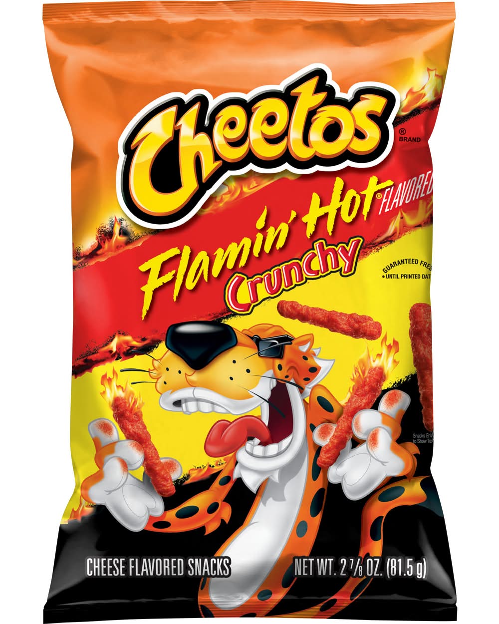 Cheetos Crunchy Snacks, Flamin' Hot Cheese (2.88 oz)