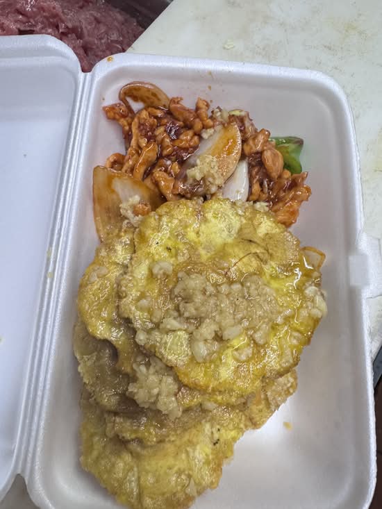 Mini pepper pollo solo tostones