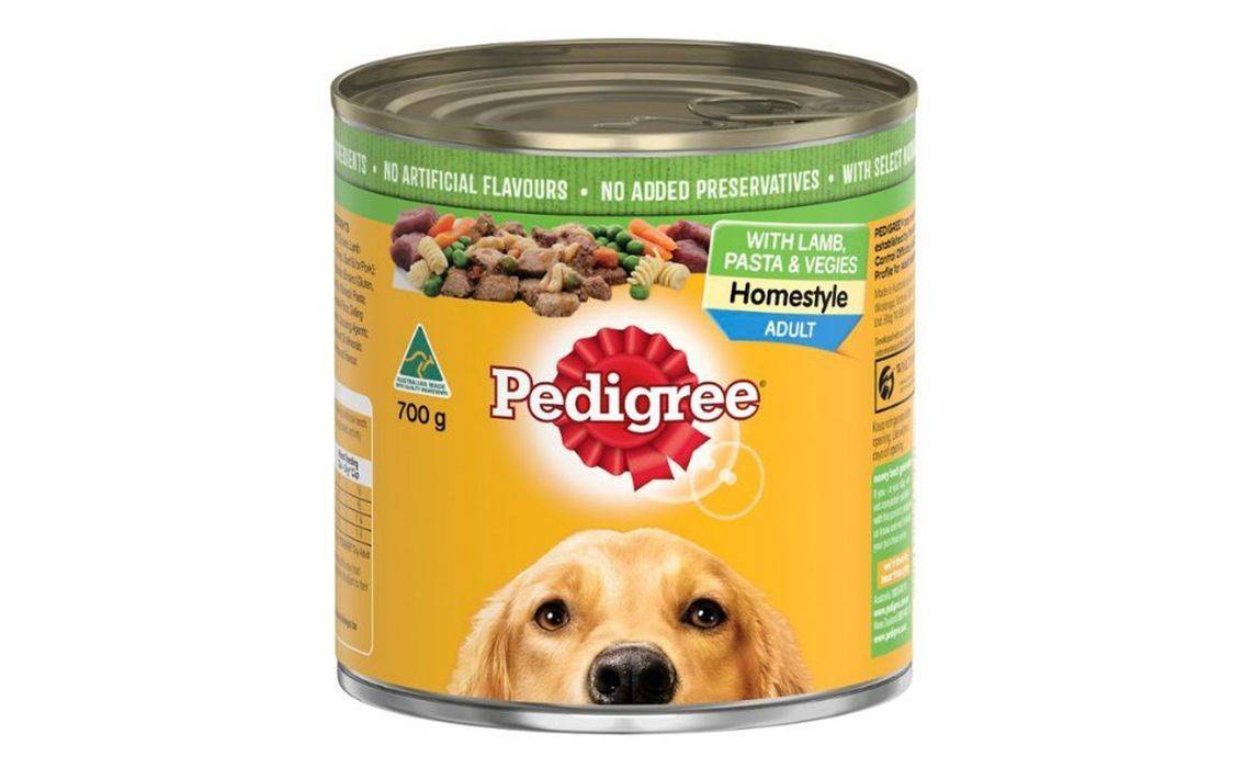 Pedigree Home Style Lamb Pasta & Veg Dog Food 700g