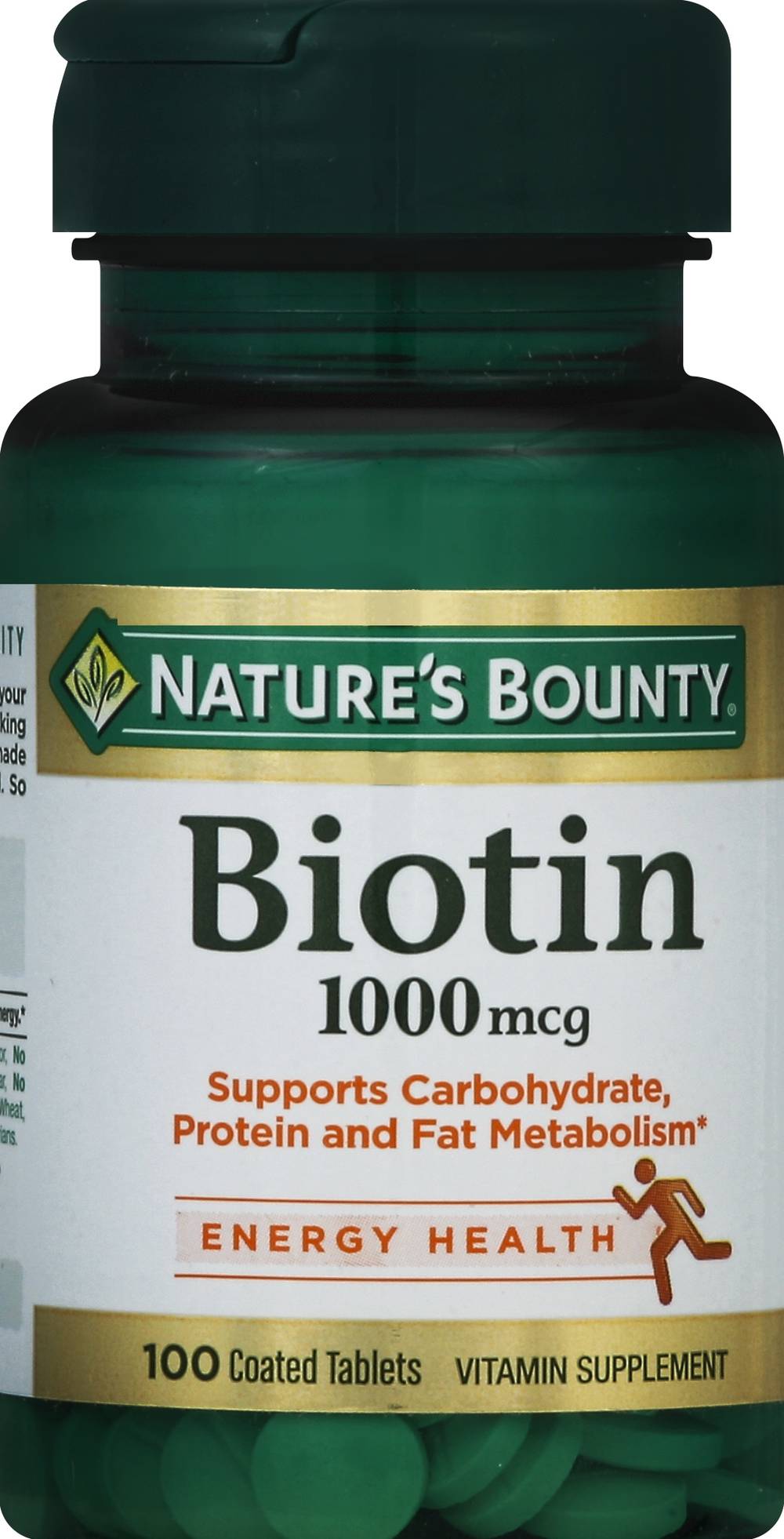 Nature's Bounty Biotin 1000 Mcg Energy Health (3.2 oz)