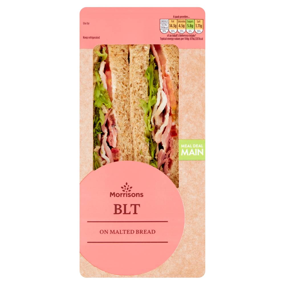 Morrisons Blt on Malted Bread Sandwich