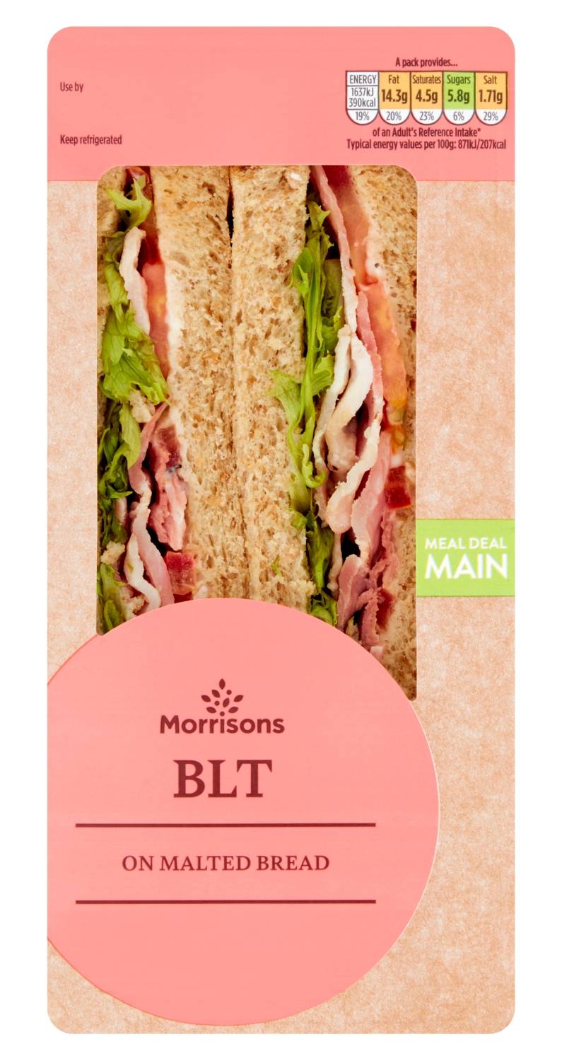 Morrisons Blt on Malted Bread Sandwich