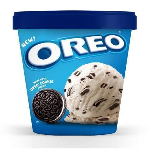 Oreo Cookie Pieces Frozen Dairy Dessert (7.69 g)