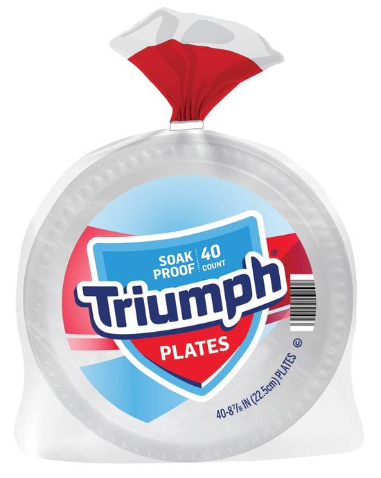 Triumph Plates (40 ct)