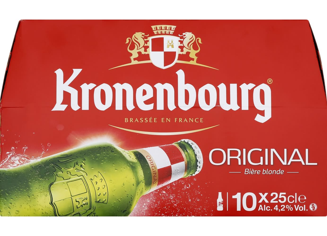 Kronenbourg - Bière blonde d’alsace originale (10 x 250ml)