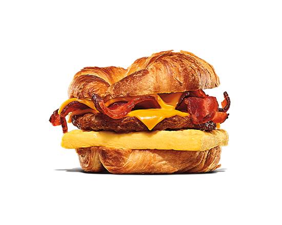 Double CROISSAN'WICH with Sausage & Bacon