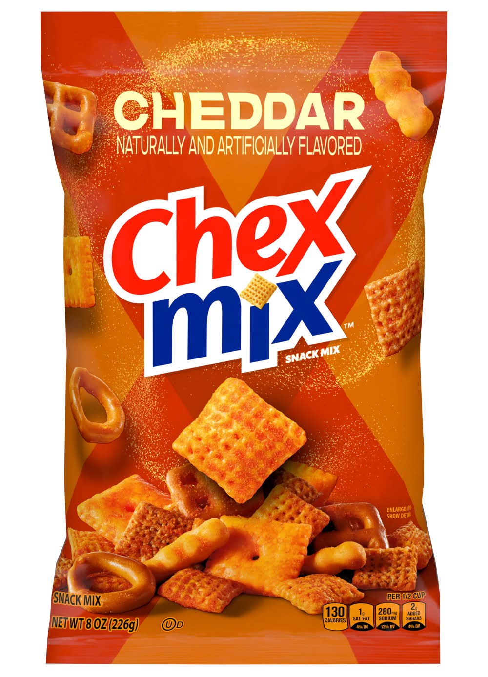 Chex Mix Savory Snack Mix, Cheddar (8 oz)