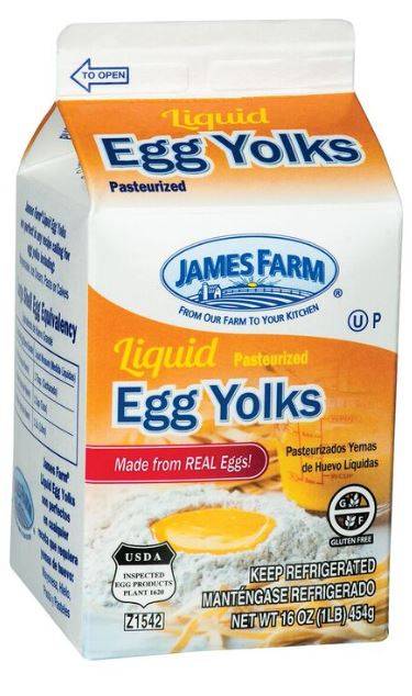 James Farm - Liquid Egg Yolks - 1 lb