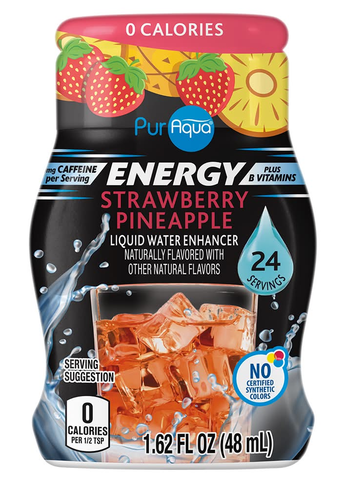 PurAqua Energy Liquid Water Enhancer, Strawberry Pineapple (1.62 fl oz)