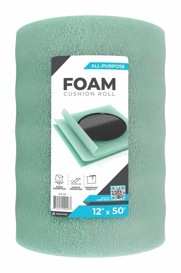 Pratt Retail Specialties 1/16 In. X 12 In. X 50 Ft. Foam Cushion Roll
