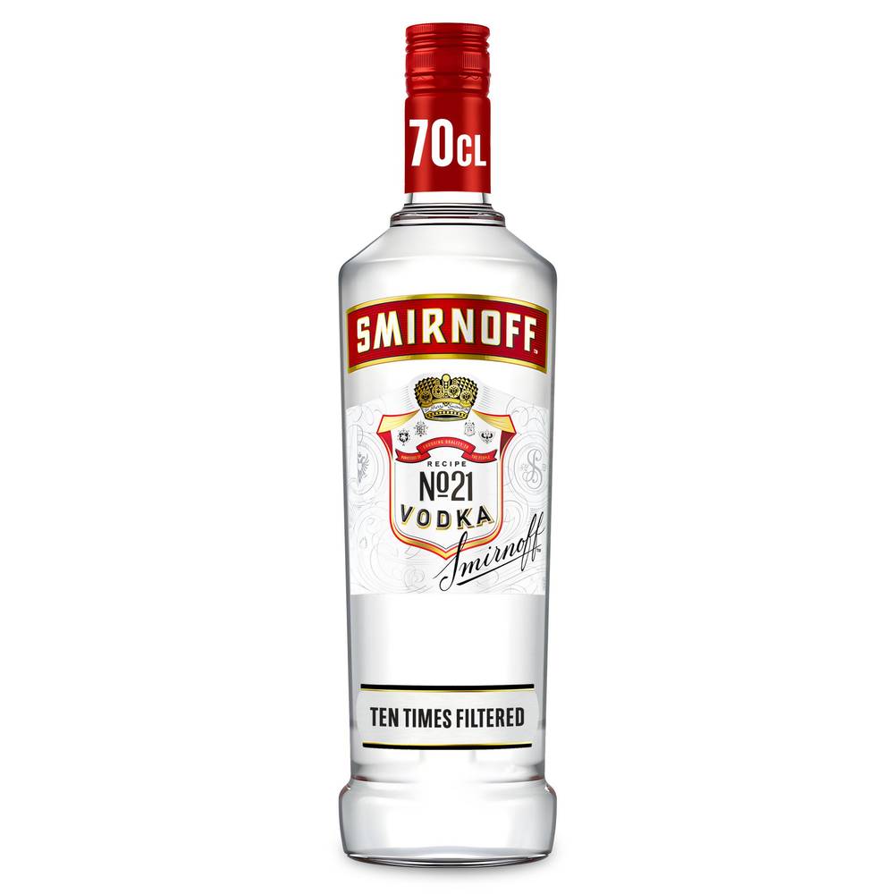 SAVE £3.00 Smirnoff Red Label Vodka 70cl